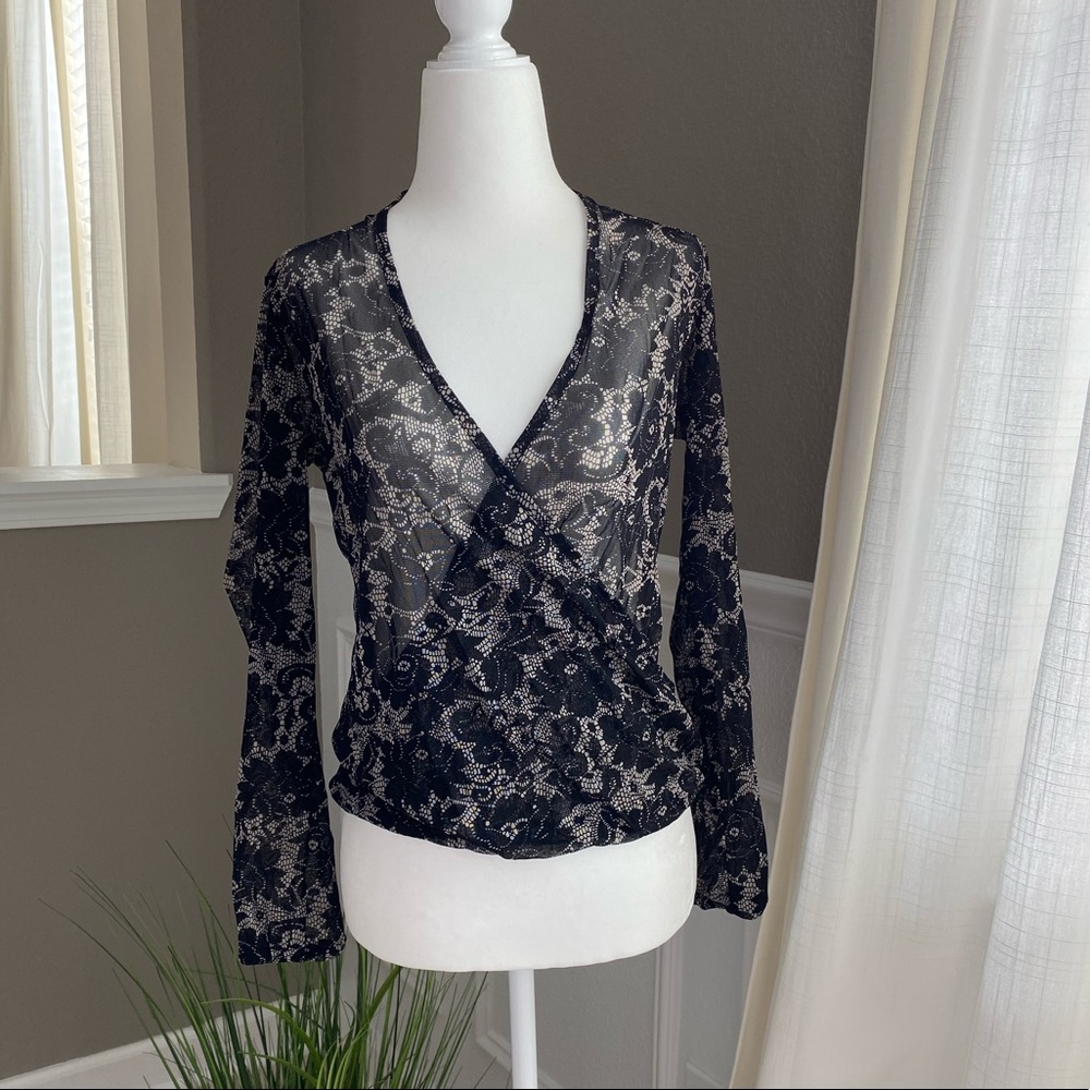 I.N.C. sheer blouse
